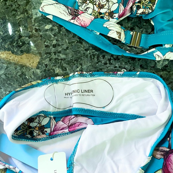 High Rise Floral Bikini - Picture 13 of 14